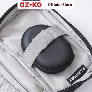 AZKO Passport Ukuran S Tas Organizer Gadget - Hitam