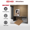 AZKO Maxb 290X16X1.2 Cm Panel Dinding - Cokelat Wenge