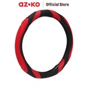 AZKO Otto Klasse Sarung Stir Mobil Silicone Grip - Hitam/Merah