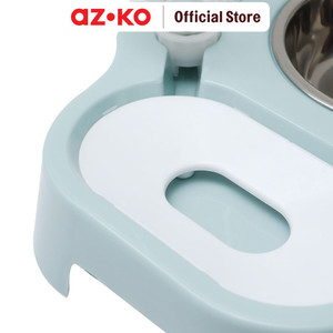 AZKO Paws N Tail Dispenser Makanan Hewan - Biru