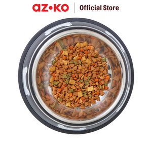 AZKO Paws N Tail 940 Ml Tempat Makan Hewan Bone Print