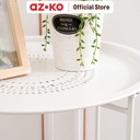 AZKO Soleil 46 Cm Meja Teras Dengan Tray - Putih