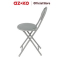 AZKO Soleil Kursi Lipat Padded - Abu-Abu