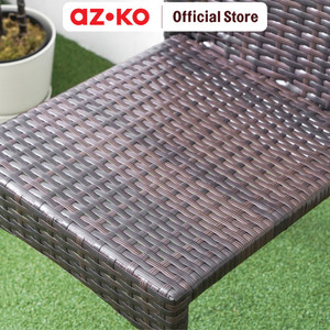 AZKO Soleil Kursi Teras Rotan - Cokelat