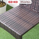 AZKO Soleil Kursi Teras Rotan - Cokelat