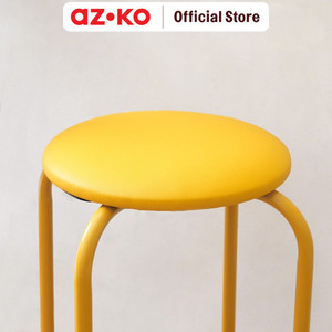 AZKO Soleil Bangku Metal - Kuning