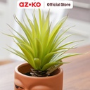 AZKO Arthome 12 Cm Tanaman Artifisial Sword Grass Dengan Pot - Hijau