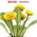 AZKO Arthome 15.2 Cm Bunga Artifisial Chrysanthm Dengan Pot - Kuning