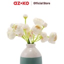 AZKO Arthome 15.2 Cm Bunga Artifisial Dengan Pot - Biru/Putih