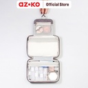 AZKO Ataru Tas Organizer Toiletry Boxy - Abu-Abu Organizer Bag Perlengkapan Traveling Tas Serbaguna Toiletries Pouch