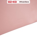 AZKO Ataru Pouch Pu Rectangle - Pink Tas Makeup Dan Skincare Organizer Alat Dandan Storage Bag