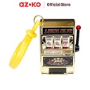 AZKO Ataru Gantungan Kunci Slot Metallic Random Key Chain Penanda Kunci Serbaguna Key Ring Accessories