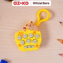 AZKO Ataru Gantungan Kunci Memory Animal Random Key Chain Penanda Kunci Serbaguna Key Ring Accessories