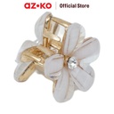 AZKO Ataru Set 2 Pcs Jepit Rambut Flower Pearl Random Hair Clip Claw Aksesoris Jepitan Cewek Penjepit Hiasan Rambut Wanita Aksesori Kepala