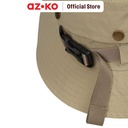 AZKO Ataru Topi Bucket Dengan Strap - Krem Beige Aksesoris Kepala Bucket Hat Topi Stylish Unisex Serbaguna Aksesoris Fashion Pria Wanita