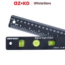 AZKO Maxbuilt Penggaris Sudut Digital Multifungsi - Hitam Smart Tools Digital Angle Ruler Alat Pengukur Peralatan Bangunan