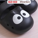 AZKO Ataru Ukuran 36/37 Sandal Wanita Mary Jane Cat - Hitam women slipper sendal kasual alas kaki perempuan stylish