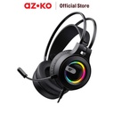 AZKO Havitheadphone Gaming H2040D - Hitam on ear headphones kabel headset telinga aksesoris gadget