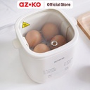 AZKO Kris Alat Perebus Telur Multifungsi - Putih Egg Boiler Steamer Electric Mesin Rebus Telur Listrik Perlengkapan Masak