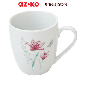 AZKO Delicia Set 12 Pcs Perlengkapan Makan Porcelain Dinner Set Plate Aesthetic Eating Utensils Peralatan Makan Set Piring Gelas Mangkok