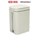 AZKO Stora 14 Ltr Doric Tempat Sampah Pedal Slim - Putih Ivory Tong Sampah Wadah Pembuangan Alat Kebersihan Trash Bin