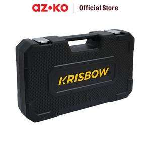 AZKO Krisbow Set Perkakas Mekanik Multifungsi Kotak Penyimpanan Multipurpose Hand Tool Set Alat Perkakas Pertukangan Peralatan Otomotif Bengkel Home Improvement