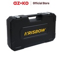 AZKO Krisbow Set Perkakas Mekanik Multifungsi Kotak Penyimpanan Multipurpose Hand Tool Set Alat Perkakas Pertukangan Peralatan Otomotif Bengkel Home Improvement