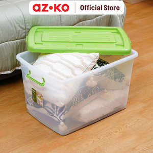 Stora Kotak Penyimpanan Dengan Roda Container Box Kotak Serbaguna Wadah Simpan Storage Box Dengan Handle Boks Organizer