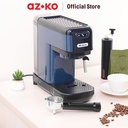 AZKO Ariete Espresso Maker 15 Bar - Hitam Mesin Pembuat Kopi Peralatan Minum Espresso Machine
