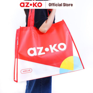 AZKO Azko Tas Belanja Shopping Bag Kantong Blanja Tote Bag Belanjaan Serbaguna Tas Grosir