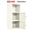 Stora Milka Rak Kabinet Penyimpanan Dengan Pintu - Putih Organizer Serbaguna Tempat Simpan Barang Multifungsi Rak Storage Perlengkapan Rumah