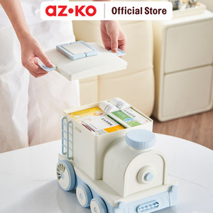 AZKO Stora Kotak Penyimpanan Anak Train Kotak Serbaguna Wadah Simpan Storage Box Boks Organizer