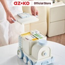 AZKO Stora Kotak Penyimpanan Anak Train Kotak Serbaguna Wadah Simpan Storage Box Boks Organizer