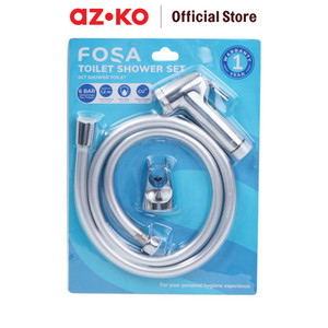AZKO Fosa Set Toilet Shower Toilet Hose Semprotan Selang Air Kloset Aksesoris Kamar Mandi Selang Wc