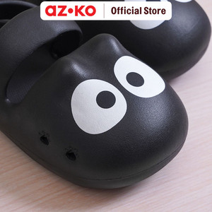 AZKO Ataru Ukuran 32/33 Sandal Anak Mary Jane Cat - Hitam Kid Slippers Sepatu Sandal Alas Kaki Sendal Santai Anak