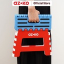 AZKO Bangku Pijak Lipat 22 cm - Biru/Merah foldable step stool bangku lipat mini anti slip kursi pijakan serbaguna