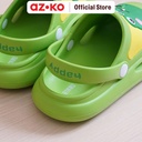 AZKO Ataru Ukuran 30/31 Sandal Anak Clogs Dino 2 - Hijau kid slippers sepatu sandal alas kaki sendal santai anak