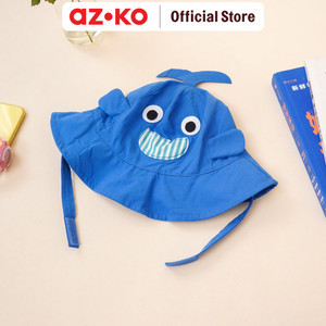 AZKO Ataru Topi Bucket Anak Shark - Biru aksesoris kepala kids bucket hat topi stylish anak lucu serbaguna aksesoris fashion anak