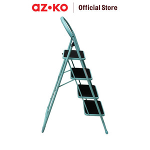 AZKO Fixsteps Tangga Lipat Aluminium Stool Multifunction Household Ladder Peralatan Rumah Tangga Buka Tutup Foldable Ladder