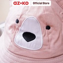 AZKO Ataru Topi Bucket Anak Bear Dengan Ears - Pink aksesoris kepala kids bucket hat topi stylish anak lucu serbaguna aksesoris fashion anak