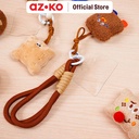 AZKO Ataru Gantungan Kunci Strap Plush Food Random key chain penanda kunci serbaguna key ring accessories