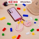 AZKO Ataru Gantungan Kunci Strap Plush Bear Random key chain penanda kunci serbaguna key ring accessories