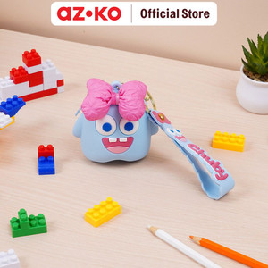 AZKO Ataru Gantungan Kunci Monster With Bow Random key chain penanda kunci serbaguna key ring accessories