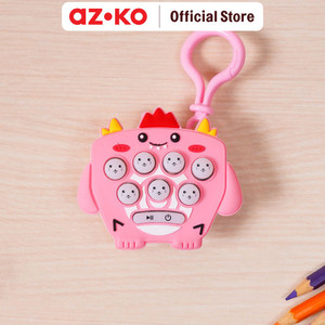 AZKO Ataru Gantungan Kunci Memory Dino Random key chain penanda kunci serbaguna key ring accessories
