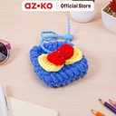 AZKO Ataru Gantungan Kunci Knitted Bow Series Random tws pouch key chain penanda kunci serbaguna key ring accessories