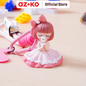 AZKO Ataru Gantungan Kunci Bubble Gum Girl Random key chain penanda kunci serbaguna key ring accessories