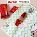 AZKO Ataru 18X27 cm Set 6 Pcs Kantong Kado Plastik Dengan Handle kantong hadiah pembungkus kado dengan handle aksesori hadiah