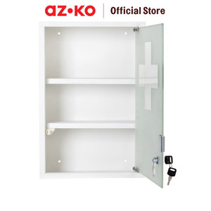 AZKO Fosa Kabinet Penyimpanan Obat 30X12X45 cm - Putih tempat obat-obatan medicine box medicine cabinet kotak penyimpanan obat