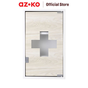 AZKO Fosa 30X12X50 cm Kabinet Penyimpanan Obat - Putih tempat obat-obatan medicine box medicine cabinet kotak penyimpanan obat