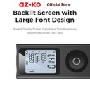 AZKO Maxbuilt 30 mtr Alat Pengukur Jarak Laser Digital Mini - Hitam alat pengukur jarak peralatan ukur perkakas home improvement
